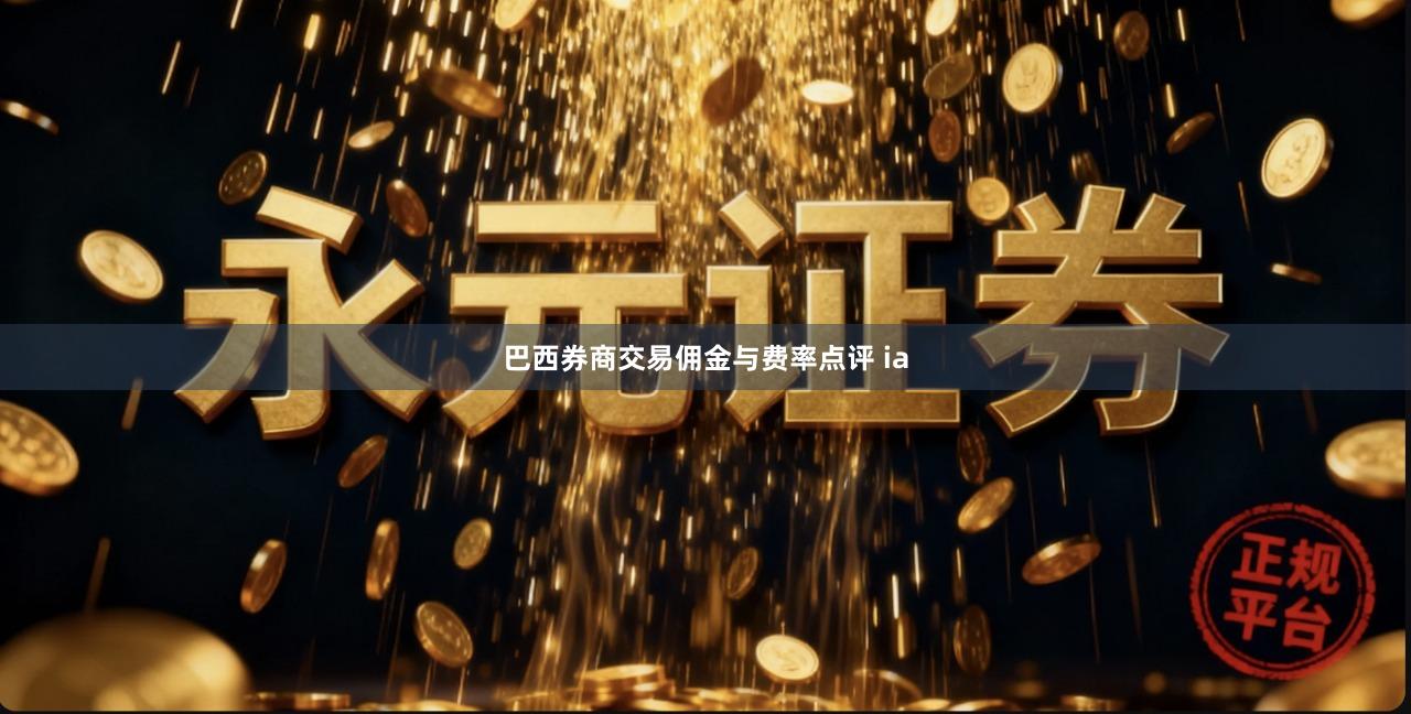 巴西券商交易佣金与费率点评 ia